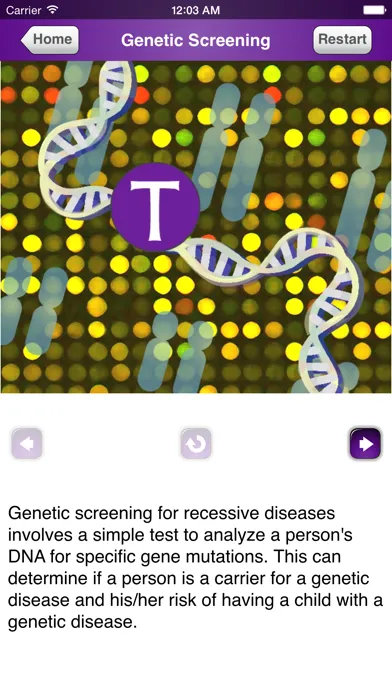 Captures d'écran de Gene Screen
