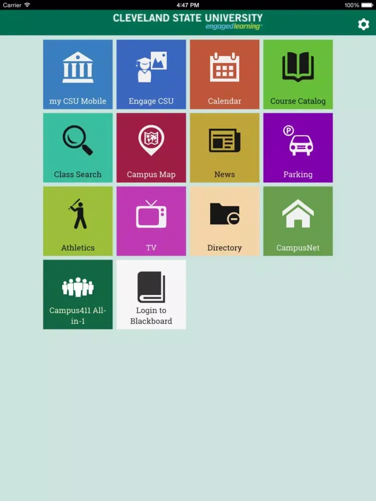 Zrzuty ekranu myCSU Mobile iPad 