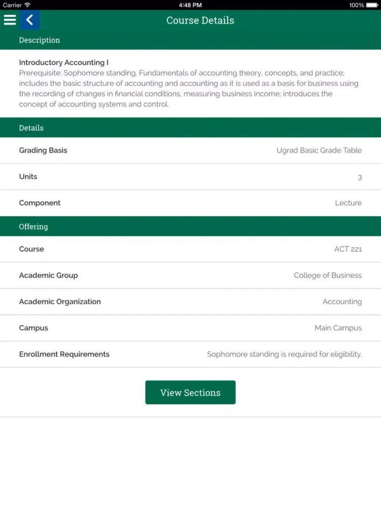 Zrzuty ekranu myCSU Mobile iPad 