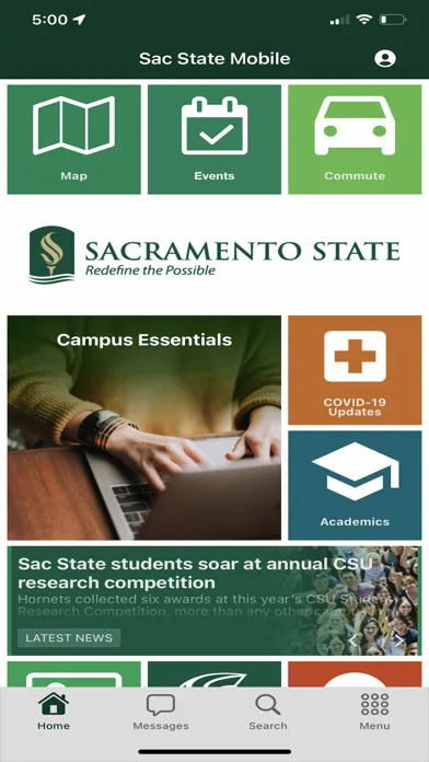 Zrzuty ekranu Sacramento State Mobile