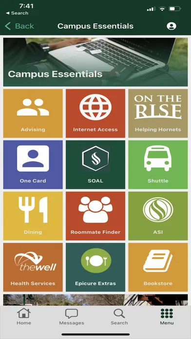 Zrzuty ekranu Sacramento State Mobile