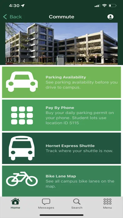 Zrzuty ekranu Sacramento State Mobile