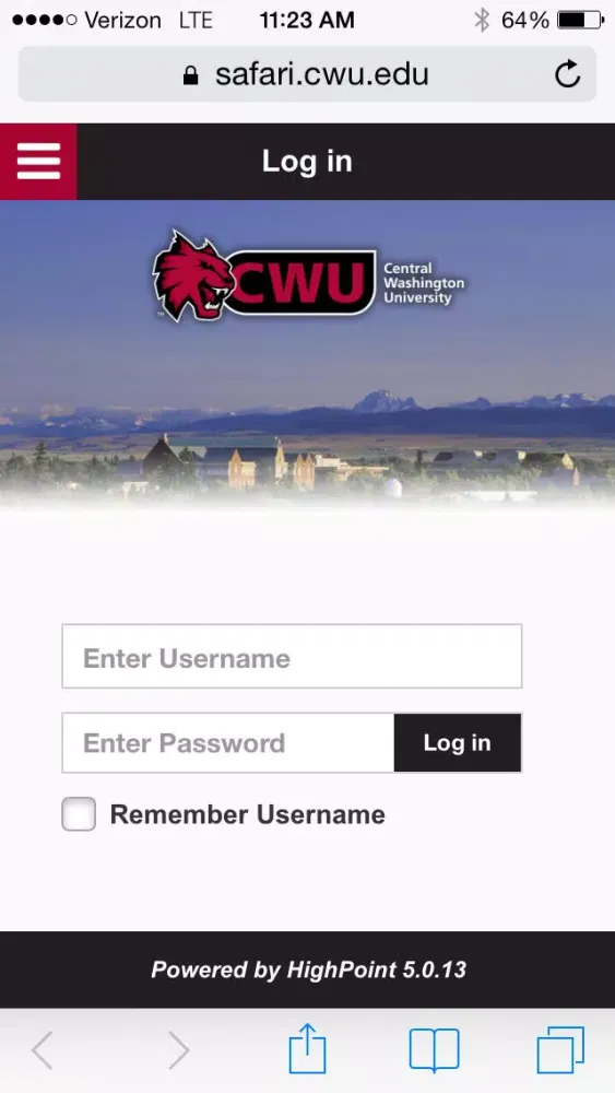 CWU Mobile 스크린샷