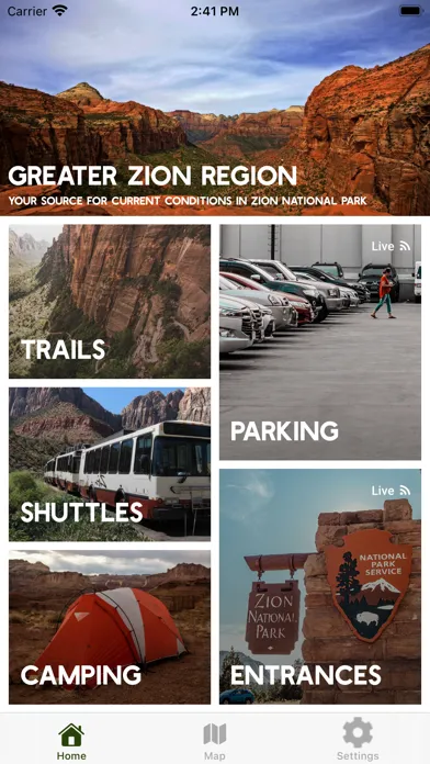 Capturas de tela do Greater Zion