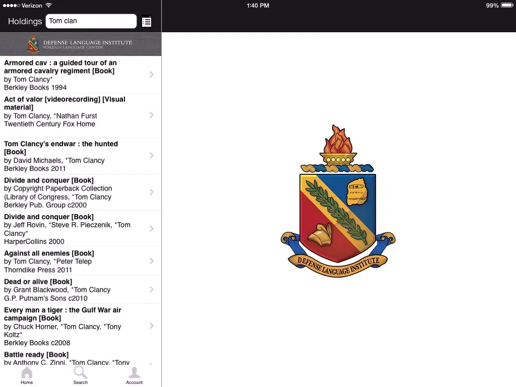 DLIFLC/Aiso Library iPad 应用截图