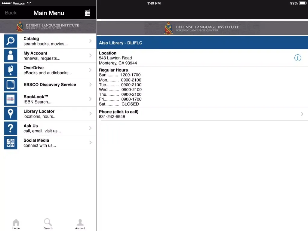 DLIFLC/Aiso Library iPad 应用截图