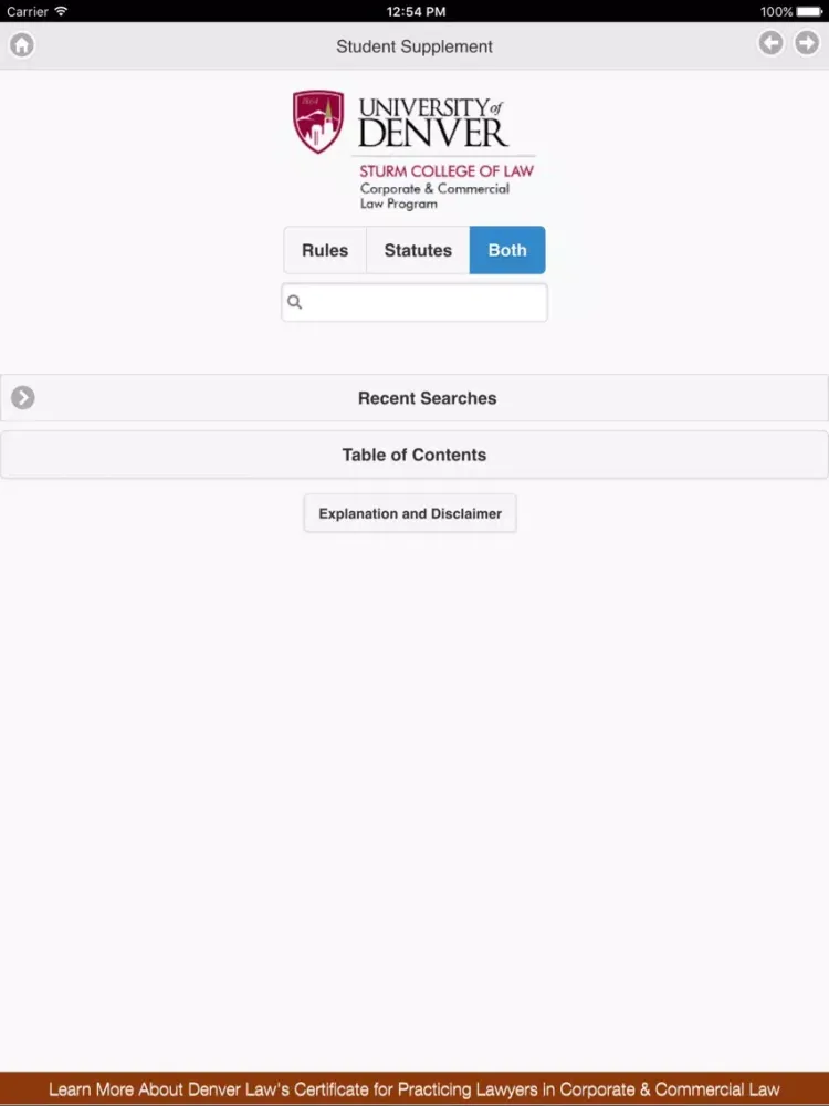 Скриншоты Student Supplement: Federal Securities Laws iPad 