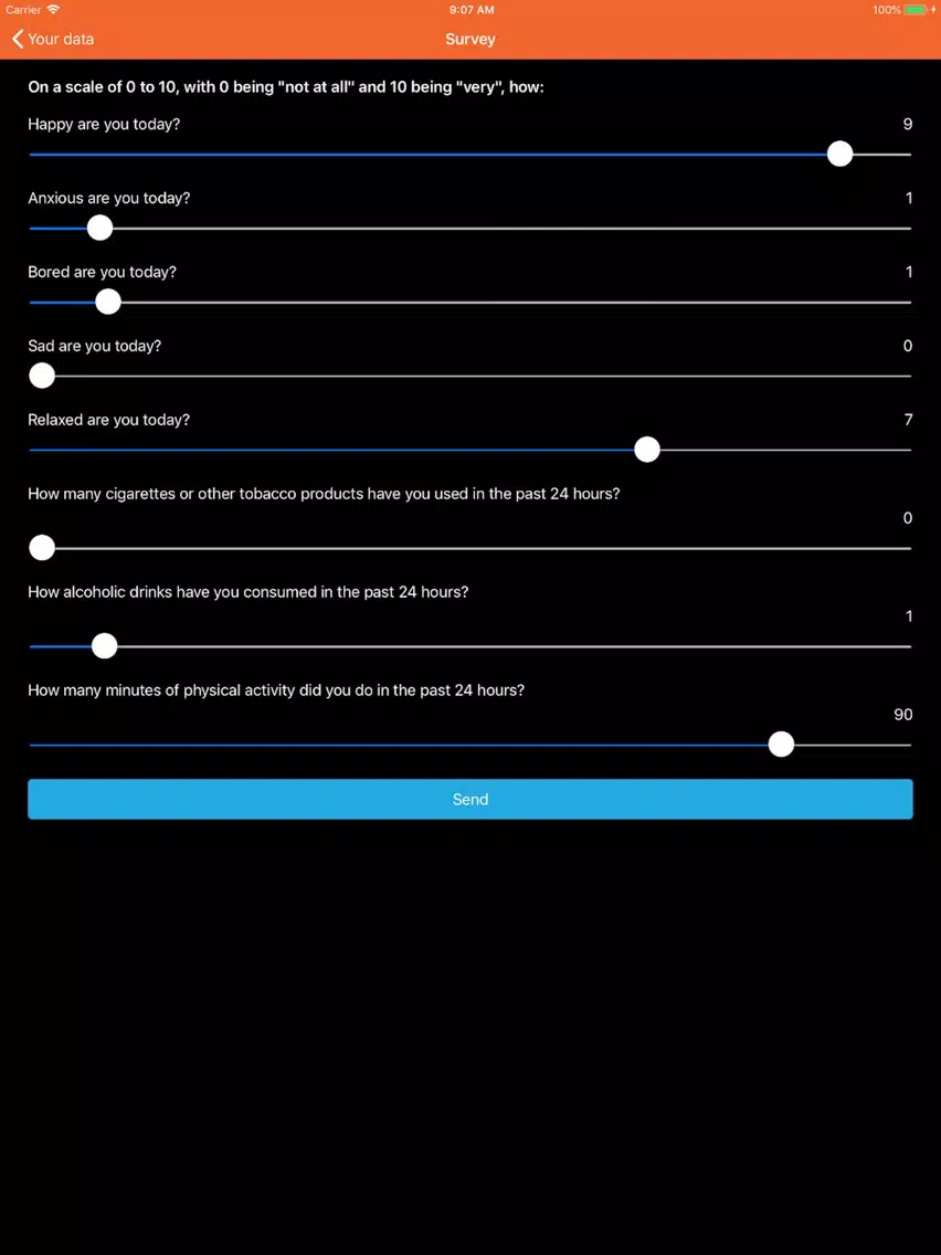 Emory AWAKE iPad  Screenshots