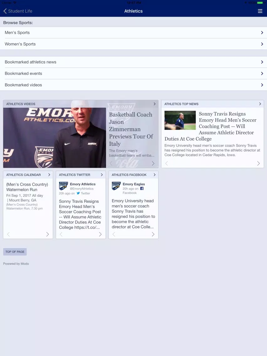 Emory Mobile iPad  Ekran Görüntüleri