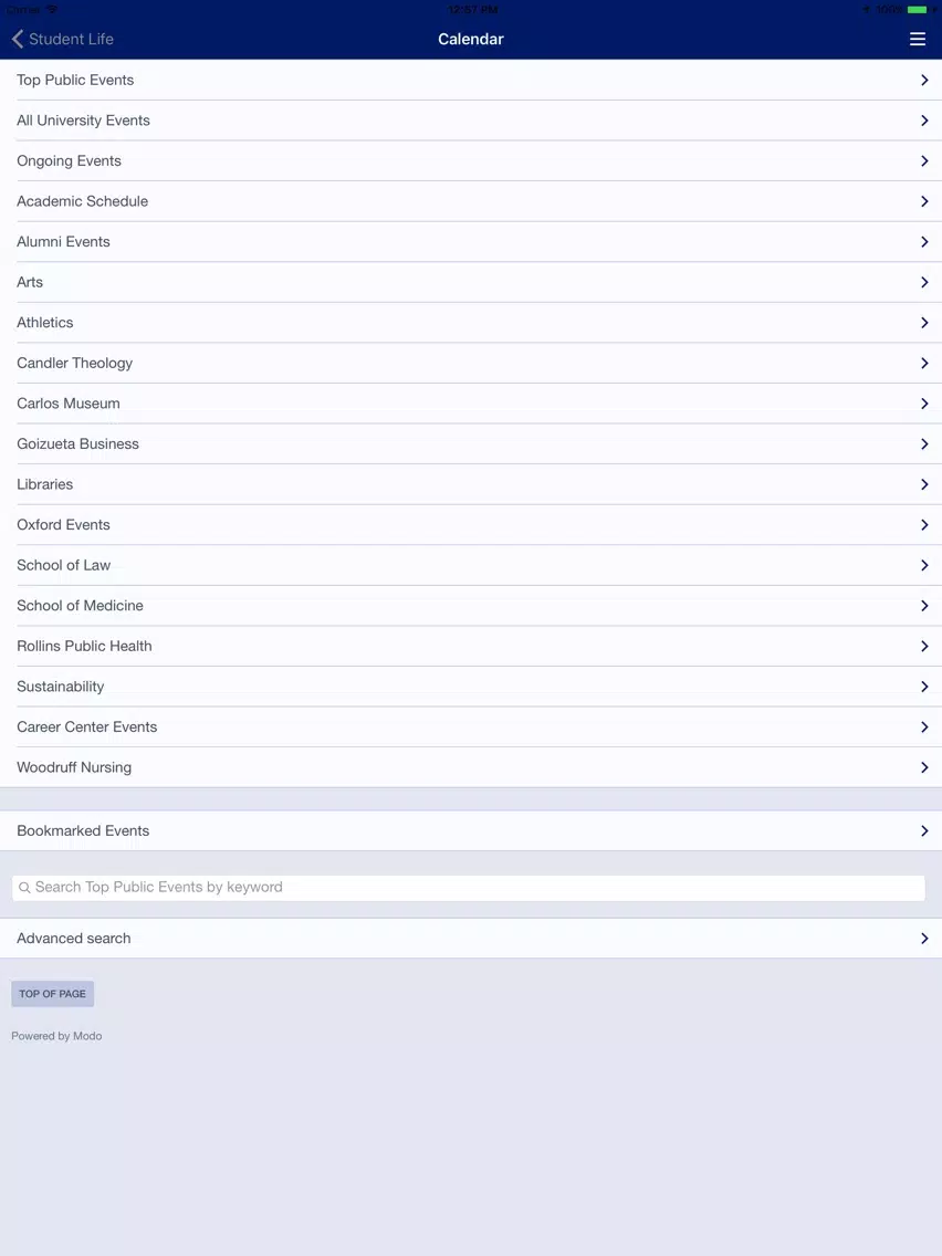 Emory Mobile iPad  Ekran Görüntüleri
