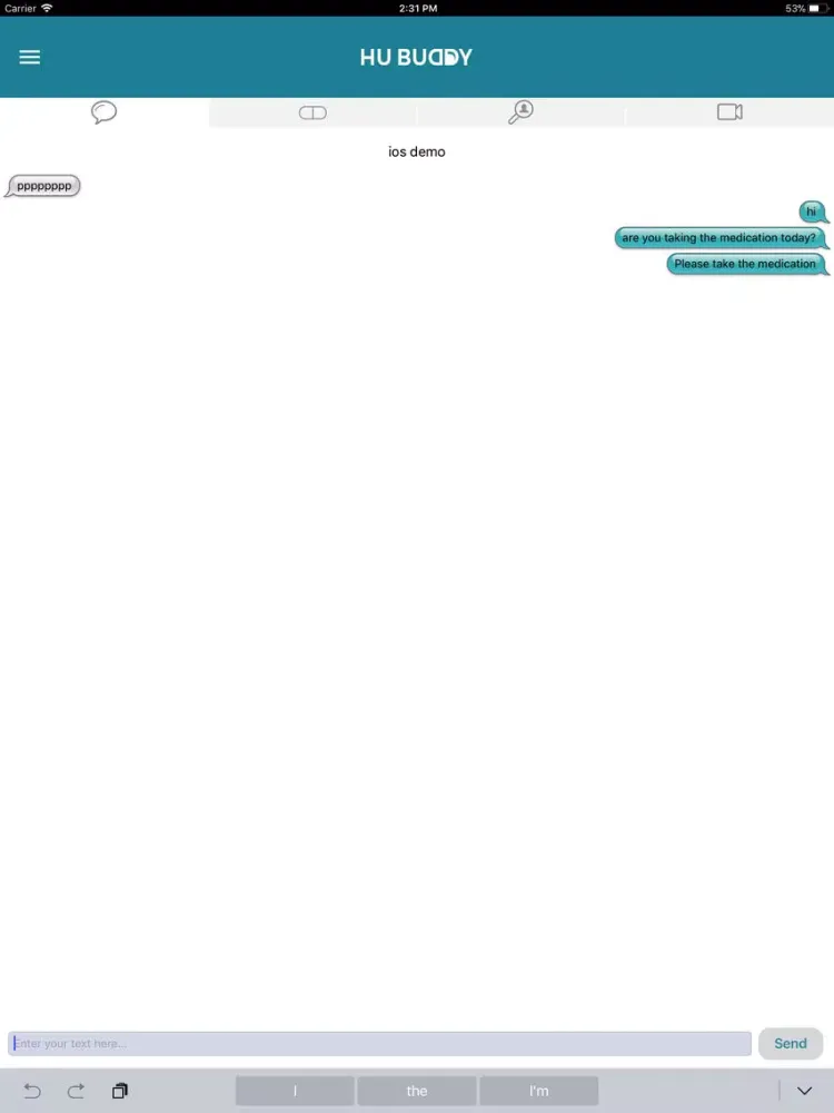 HU Buddy iPad  スクリーンショット