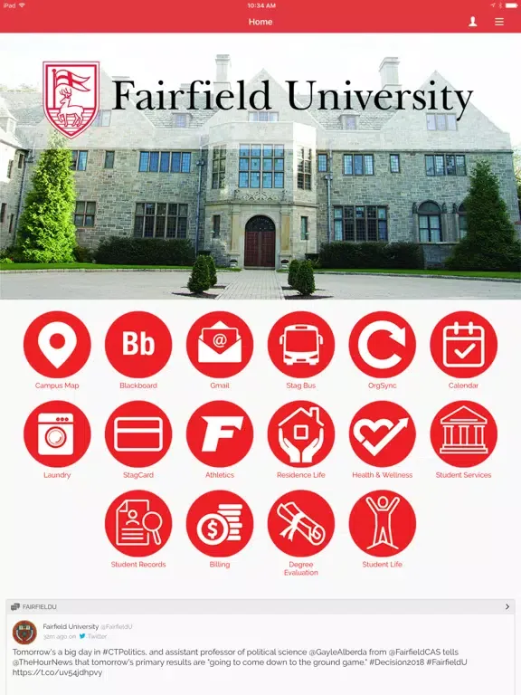 FairfieldU iPad  スクリーンショット