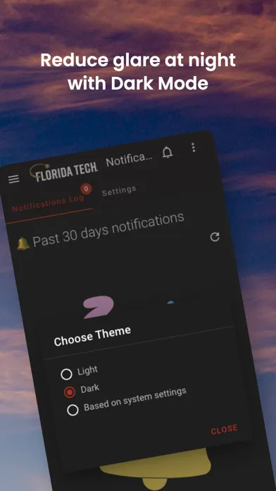 Capturas de tela do Florida Tech Hub