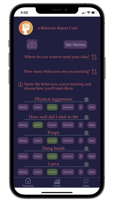 Скриншоты Behavior Report Card