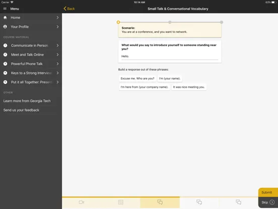 ภาพหน้าจอของ Speak English Professionally iPad 