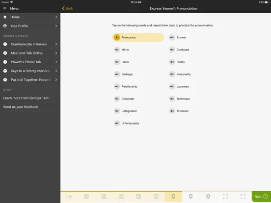 ภาพหน้าจอของ Speak English Professionally iPad 