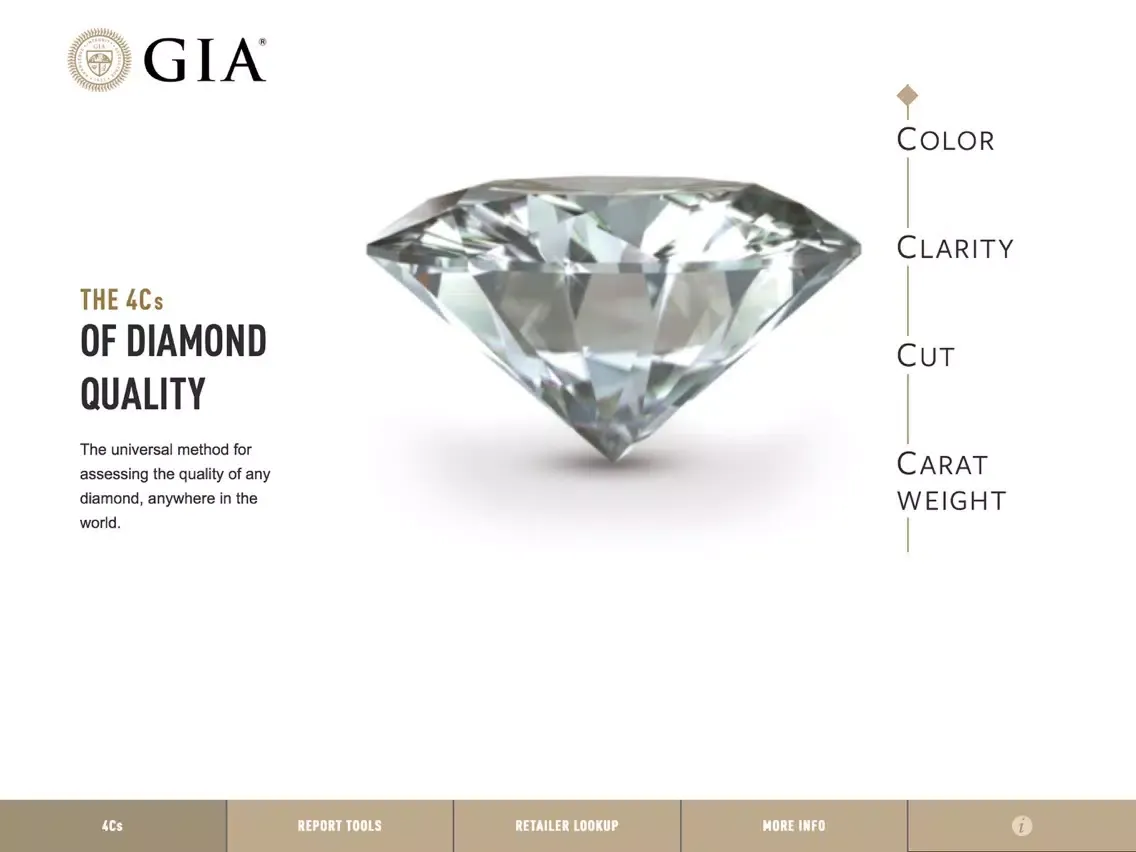 GIA 4Cs for Mobile iPad  Ekran Görüntüleri