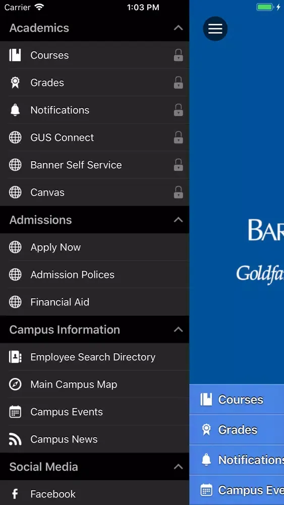 Goldfarb School of Nursing Screenshots