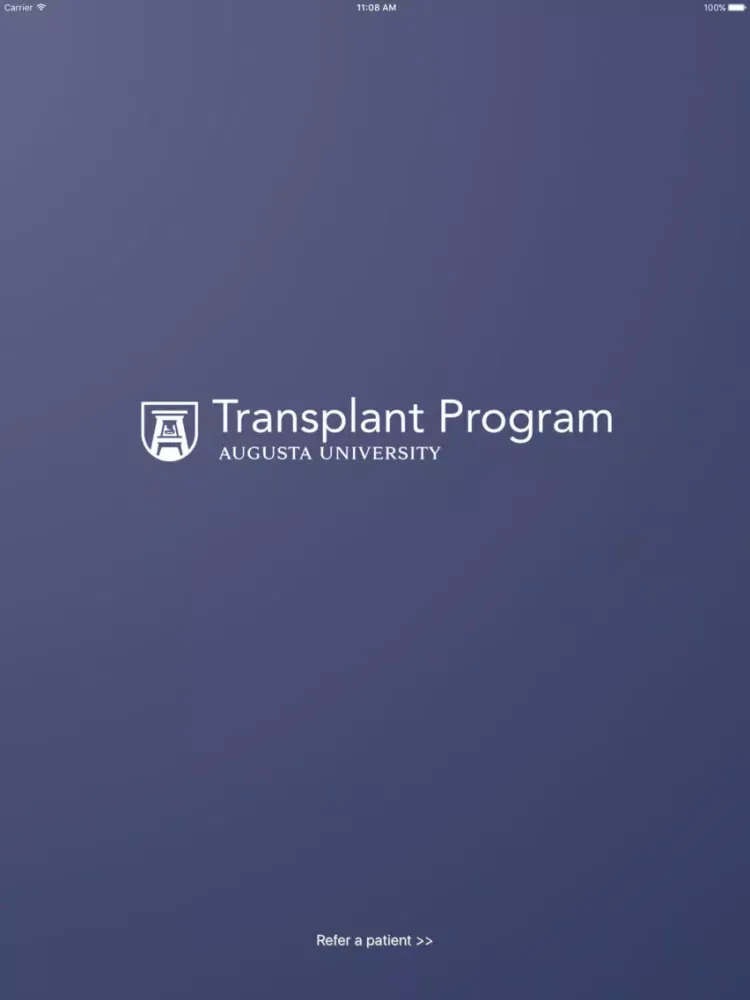 Captures d'écran de AU Health Transplant Referral iPad 