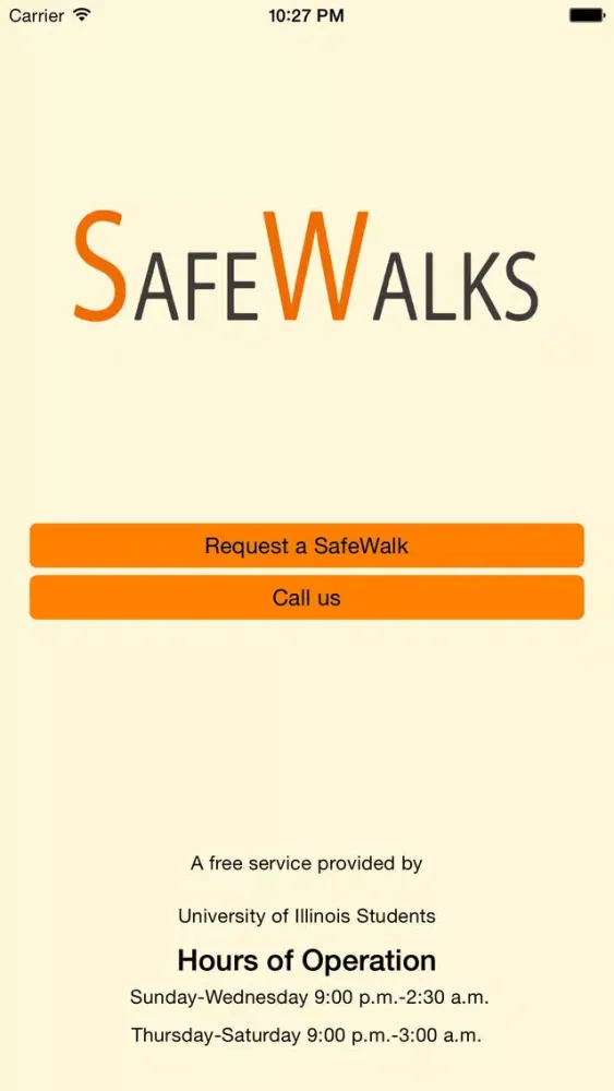 U of I SafeWalks 스크린샷