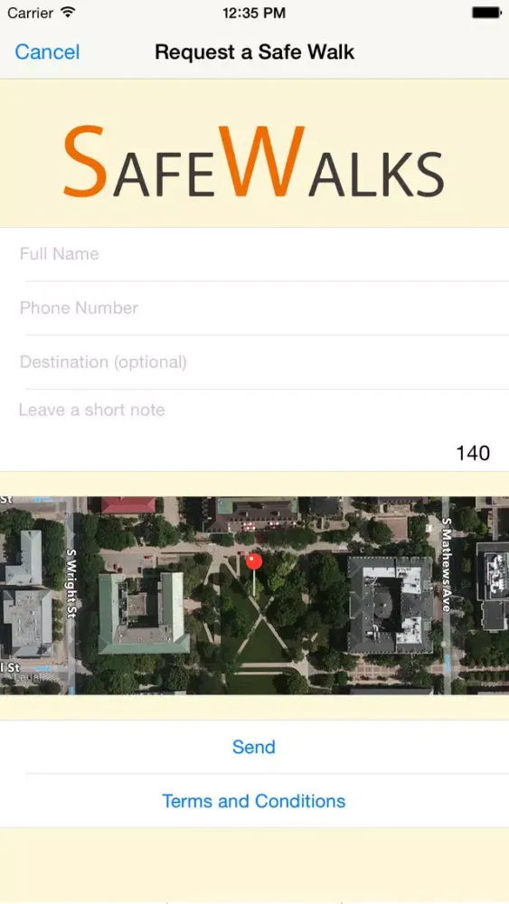 U of I SafeWalks 스크린샷