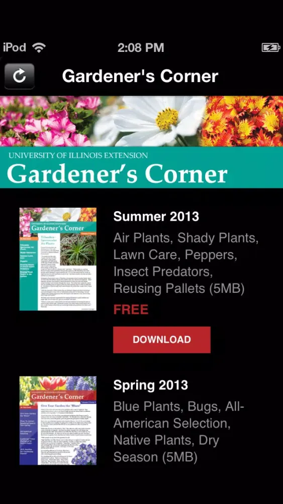 Capturas de pantalla de Gardener's Corner