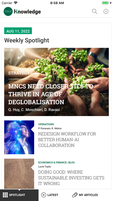 INSEAD Knowledge应用截图
