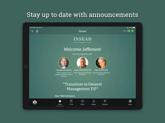 صور Study@INSEAD iPad 
