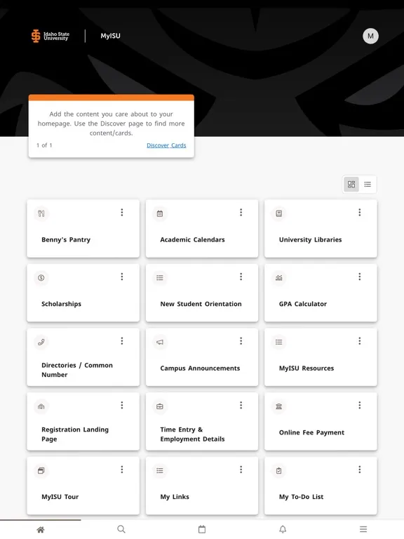 MyISU - Idaho State University iPad  স্ক্রিনশট