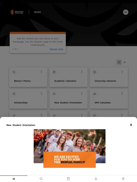 MyISU - Idaho State University iPad  স্ক্রিনশট
