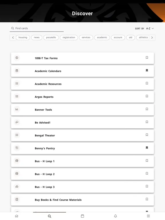 MyISU - Idaho State University iPad  স্ক্রিনশট