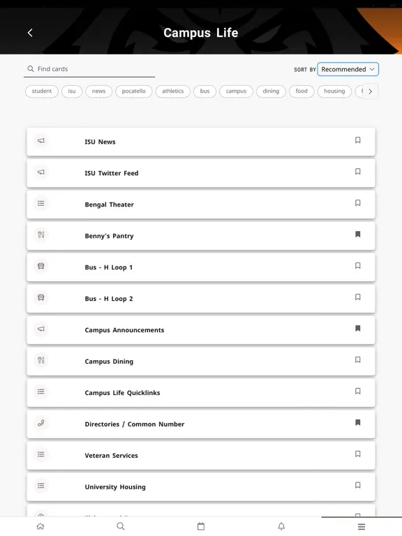 MyISU - Idaho State University iPad  স্ক্রিনশট