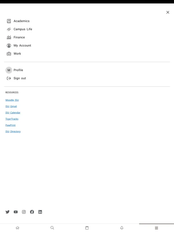 MyISU - Idaho State University iPad  স্ক্রিনশট
