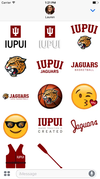 IUPUI Stickers Screenshots