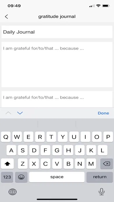 Gratitude Journal IU स्क्रीनशॉट