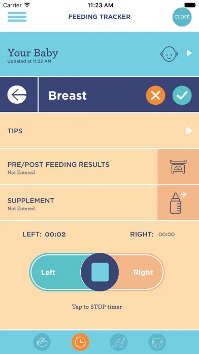 NICU Companion Screenshots