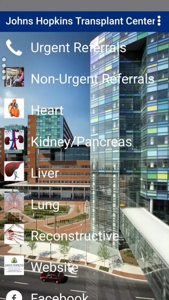 Johns Hopkins Transplant CTC स्क्रीनशॉट