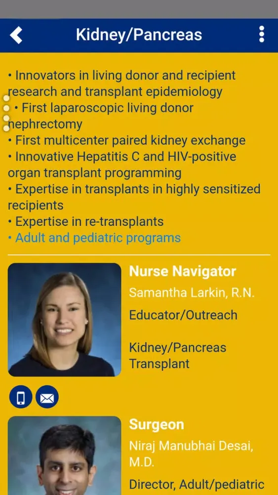 Johns Hopkins Transplant CTC स्क्रीनशॉट