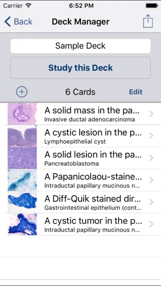 Johns Hopkins Flashcards スクリーンショット