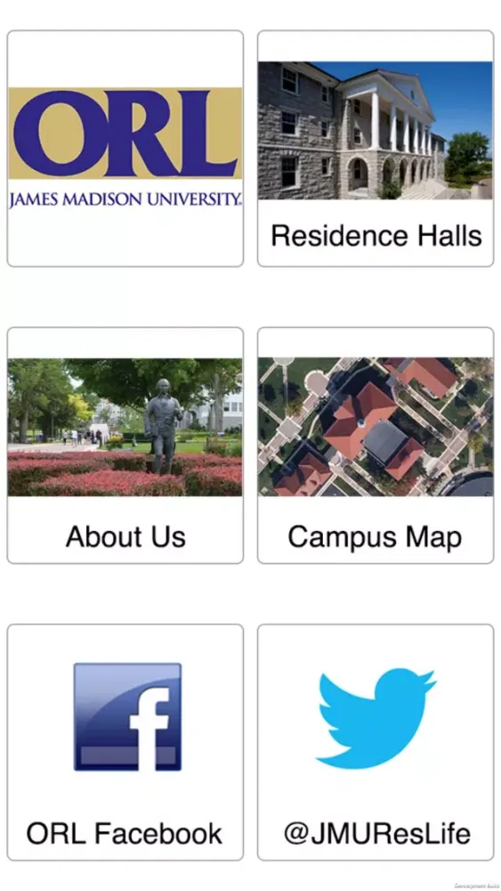 JMU Res Life Screenshots