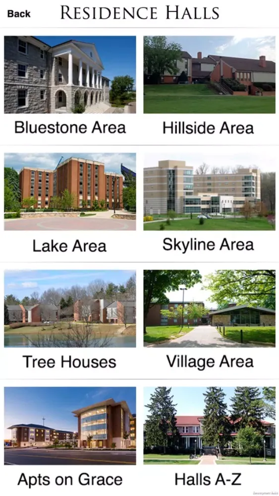 JMU Res Life Screenshots