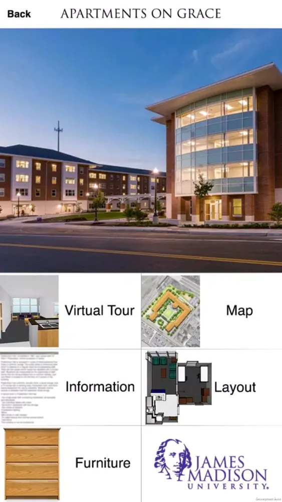 JMU Res Life Screenshots
