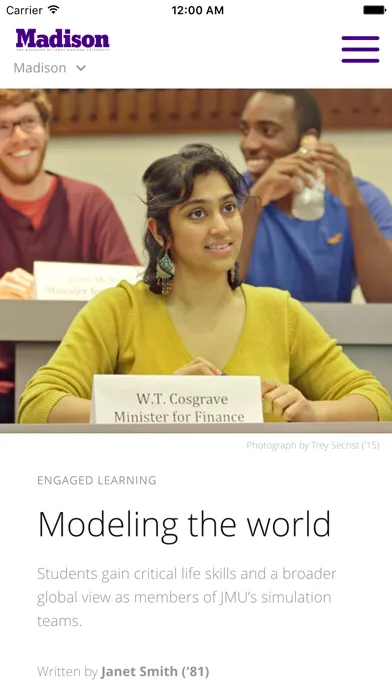Madison: The Magazine of JMU Screenshots