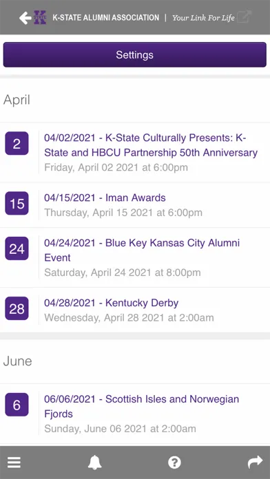 Скриншоты K-State Alumni Link for Life