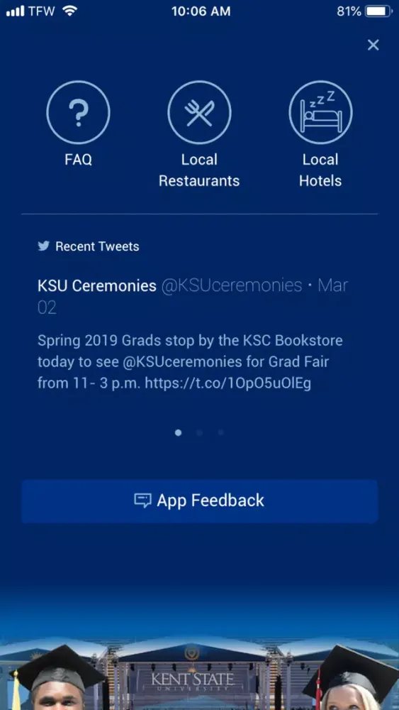 Tangkapan skrin KSU Commencement