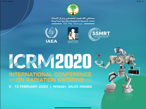 Captures d'écran de ICRM2020 iPad 