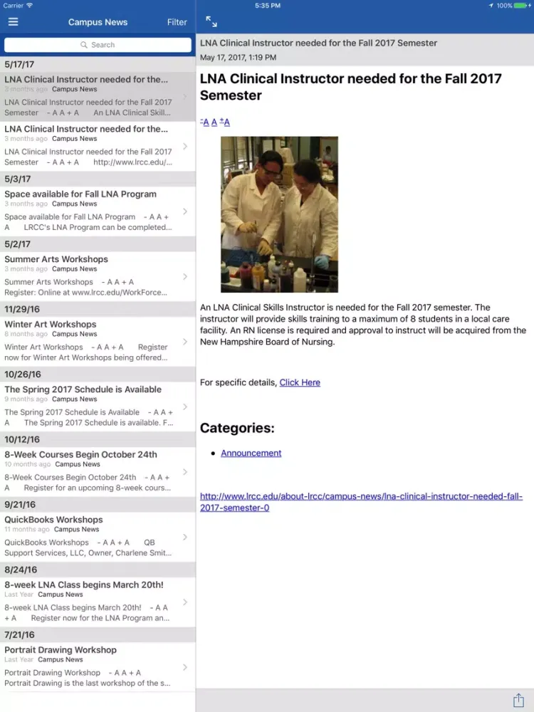 Скриншоты Lakes Region Mobile iPad 