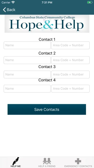 Columbus State Hope & Help Screenshots