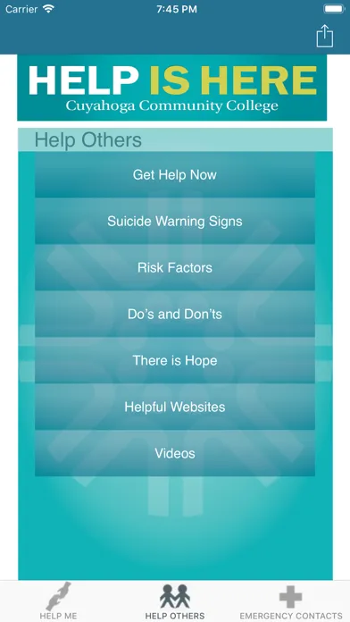 Capturas de tela do Tri-C Help Is Here