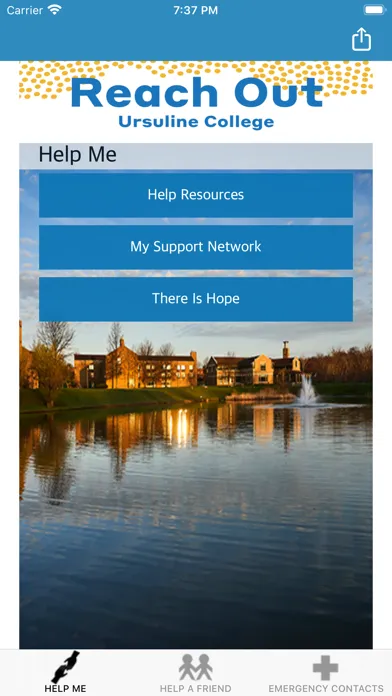 Capturas de pantalla de Ursuline College Reach Out